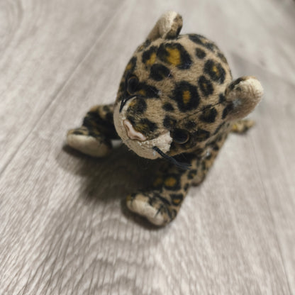 Russ Berrie Freckles Leopard Jaguar Cub Plush Stuffed Animal Toy Vintage Tag