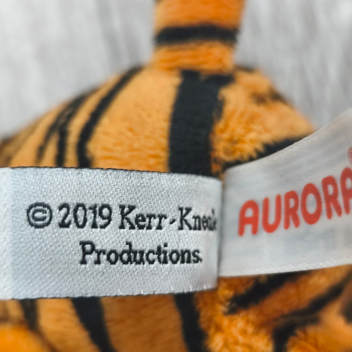 Aurora World The Tiger Who Came to Tea Plush Soft Toy Small Stuffed Animal 2019