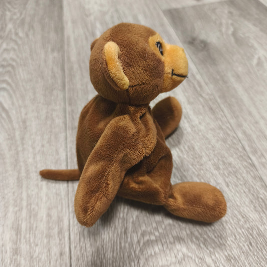 Plush Monkey Cherry Pit Microwavable Heating Pad Stuffed Animal Toy Brown