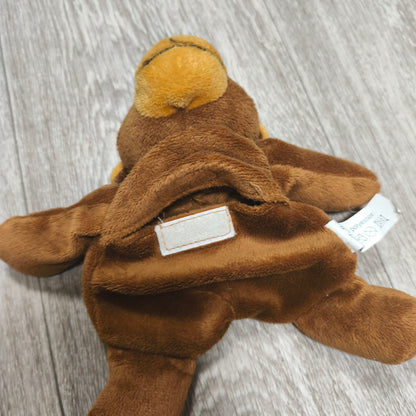 Plush Monkey Cherry Pit Microwavable Heating Pad Stuffed Animal Toy Brown