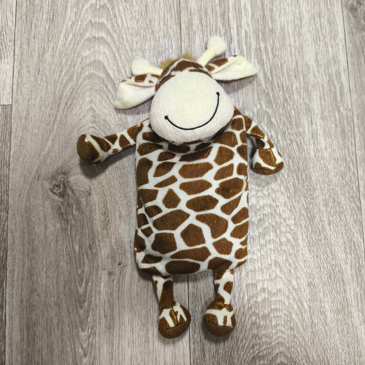 Plush Giraffe Hot Water Bottle Cover Microwavable Wheat Heat Pack Cover Brown