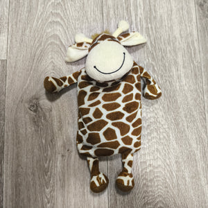 Plush Giraffe Hot Water Bottle Cover Microwavable Wheat Heat Pack Cover Brown