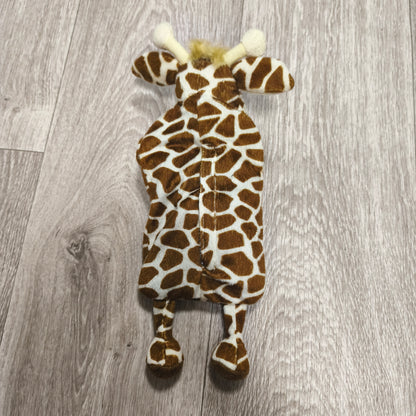Plush Giraffe Hot Water Bottle Cover Microwavable Wheat Heat Pack Cover Brown