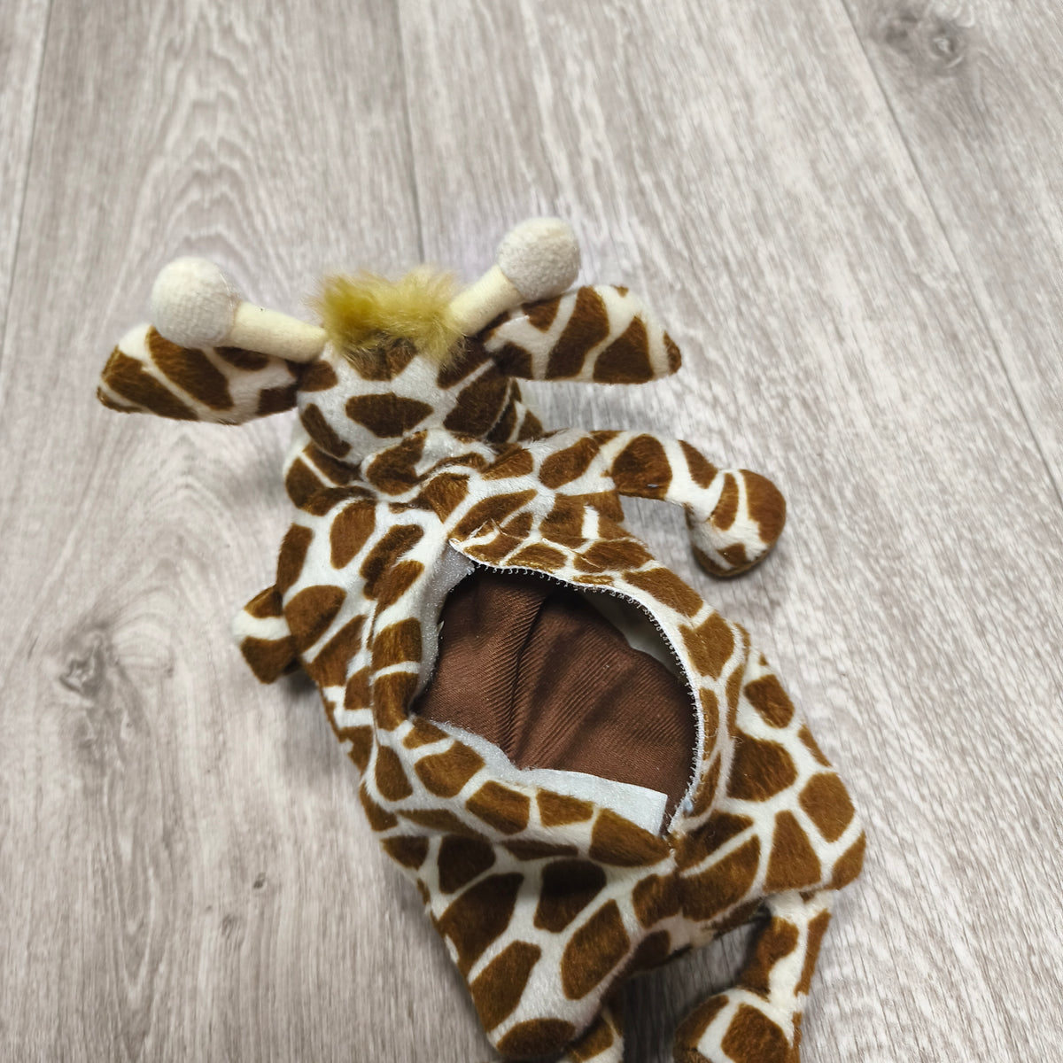 Plush Giraffe Hot Water Bottle Cover Microwavable Wheat Heat Pack Cover Brown