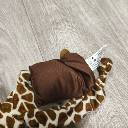 Plush Giraffe Hot Water Bottle Cover Microwavable Wheat Heat Pack Cover Brown