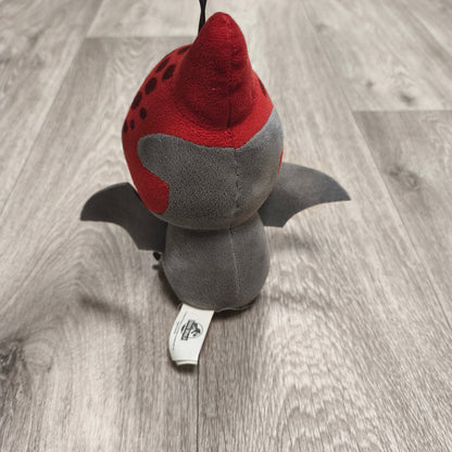 Jurassic World Pteranodon Pterodactyl Plush Red Gray Dinosaur Stuffed Toy Hanging