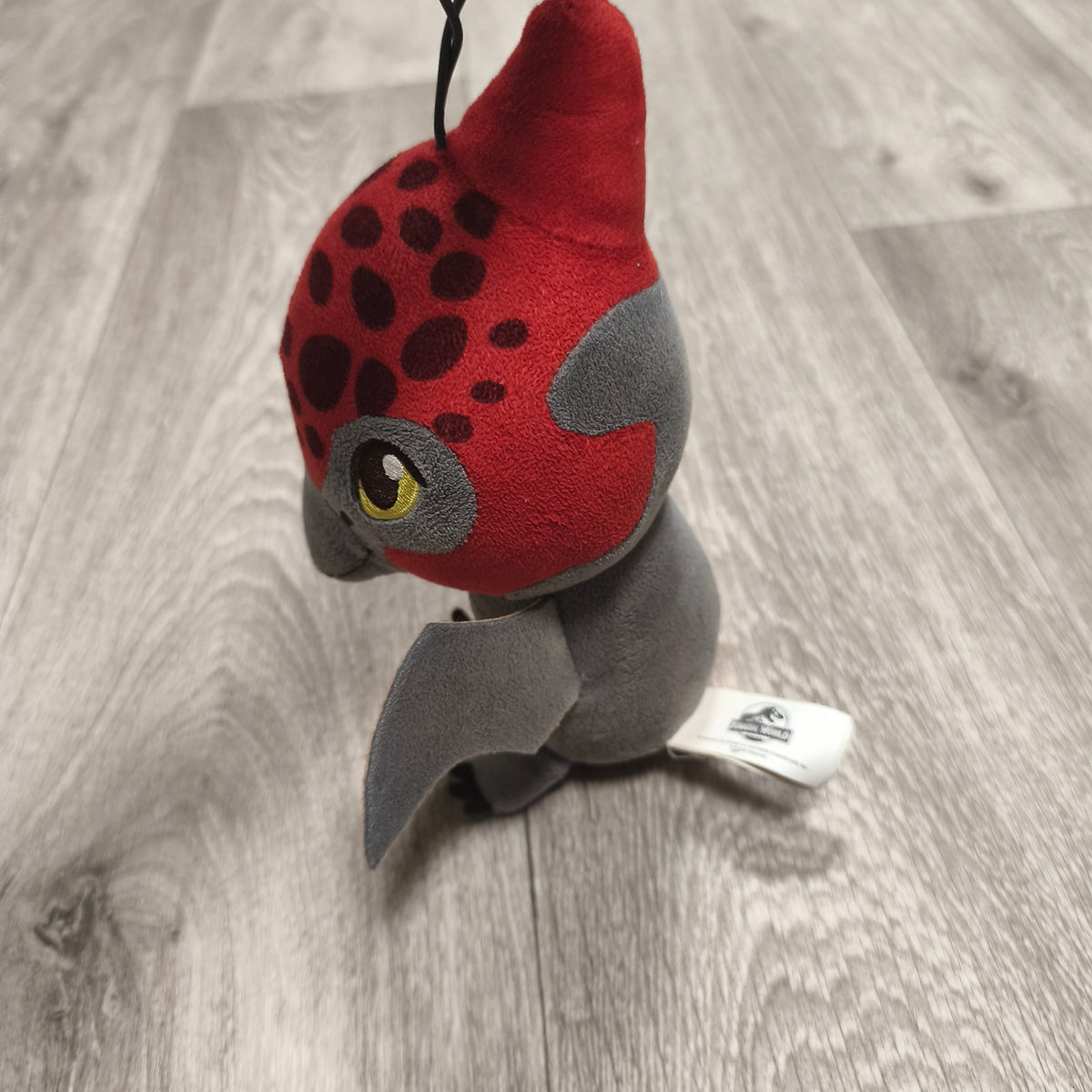 Jurassic World Pteranodon Pterodactyl Plush Red Gray Dinosaur Stuffed Toy Hanging