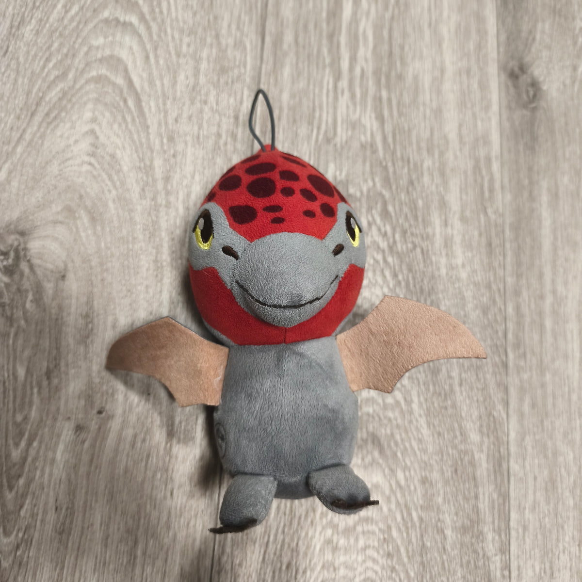 Jurassic World Pteranodon Pterodactyl Plush Red Gray Dinosaur Stuffed Toy Hanging