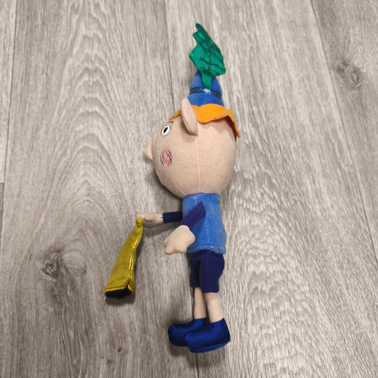 Ben & Holly's Little Kingdom Ben Elf Plush Toy Horn Soft Figure Character