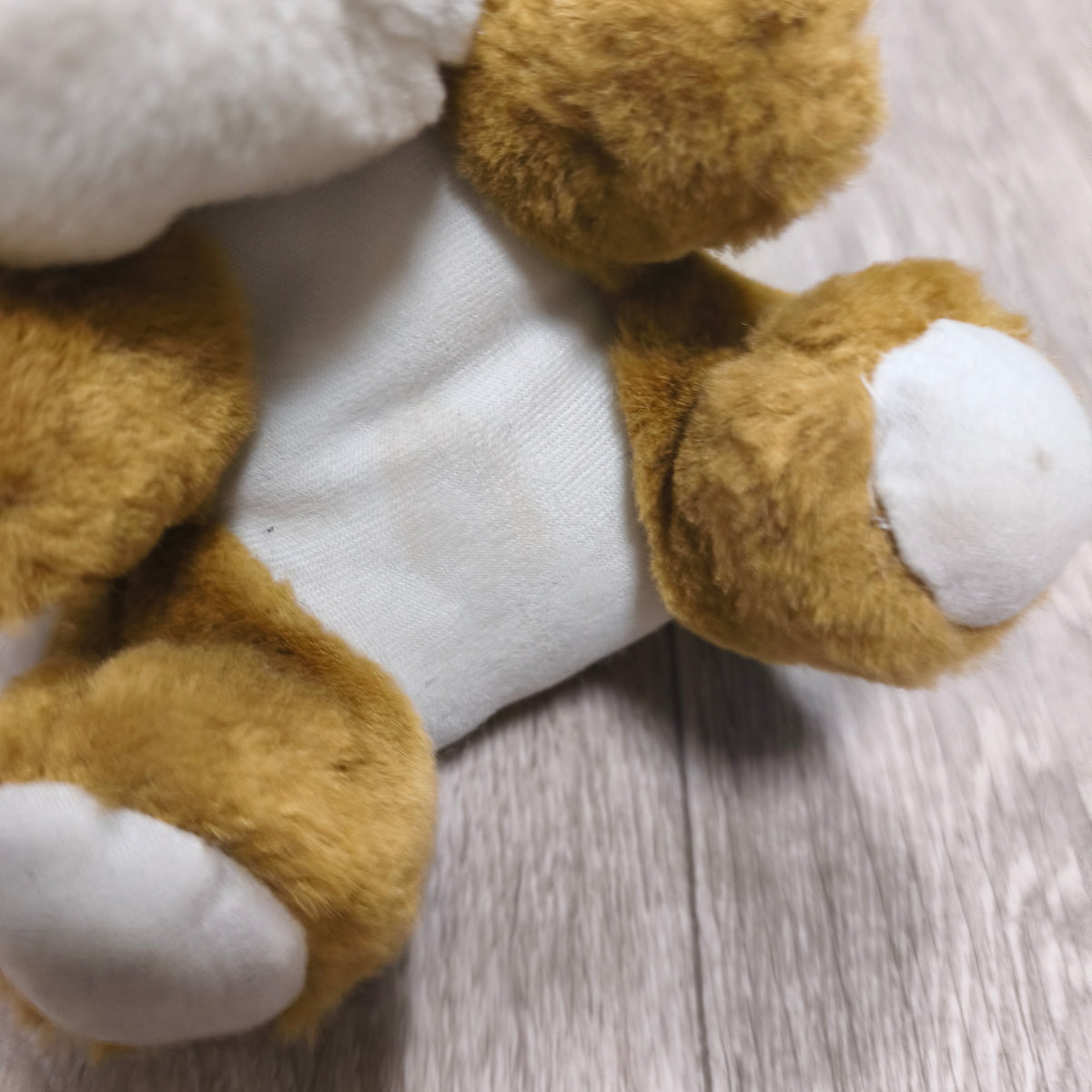 Vintage Brown Dog Plush Stuffed Animal Toy Hanging String Ornament Puppy Small
