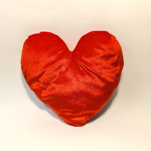 Red Heart Shaped Plush Decorative Throw Pillow Plush Cushion Valentine Decor