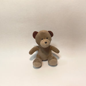 Primark Baby Brown Teddy Bear Plush Soft Toy Stuffed Animal Lovey Comforter 6"
