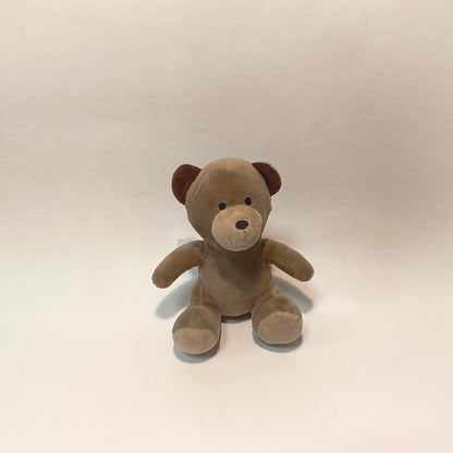Primark Baby Brown Teddy Bear Plush Soft Toy Stuffed Animal Lovey Comforter 6"