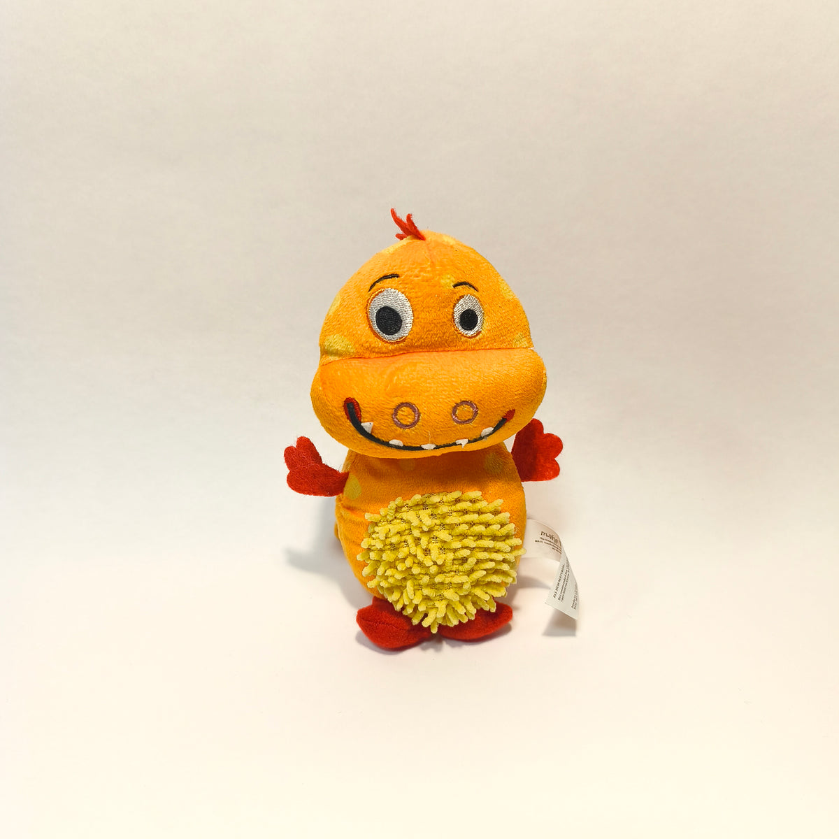 Make Believe Ideas Orange Monster Dinosaur Plush Soft Toy 2018
