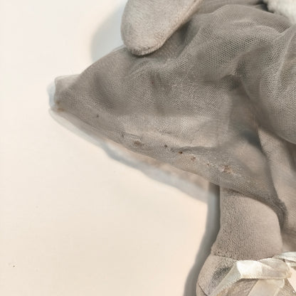 Plush Ballerina Mouse Stuffed Animal Toy Grey Tulle Tutu Dress Star Shoes