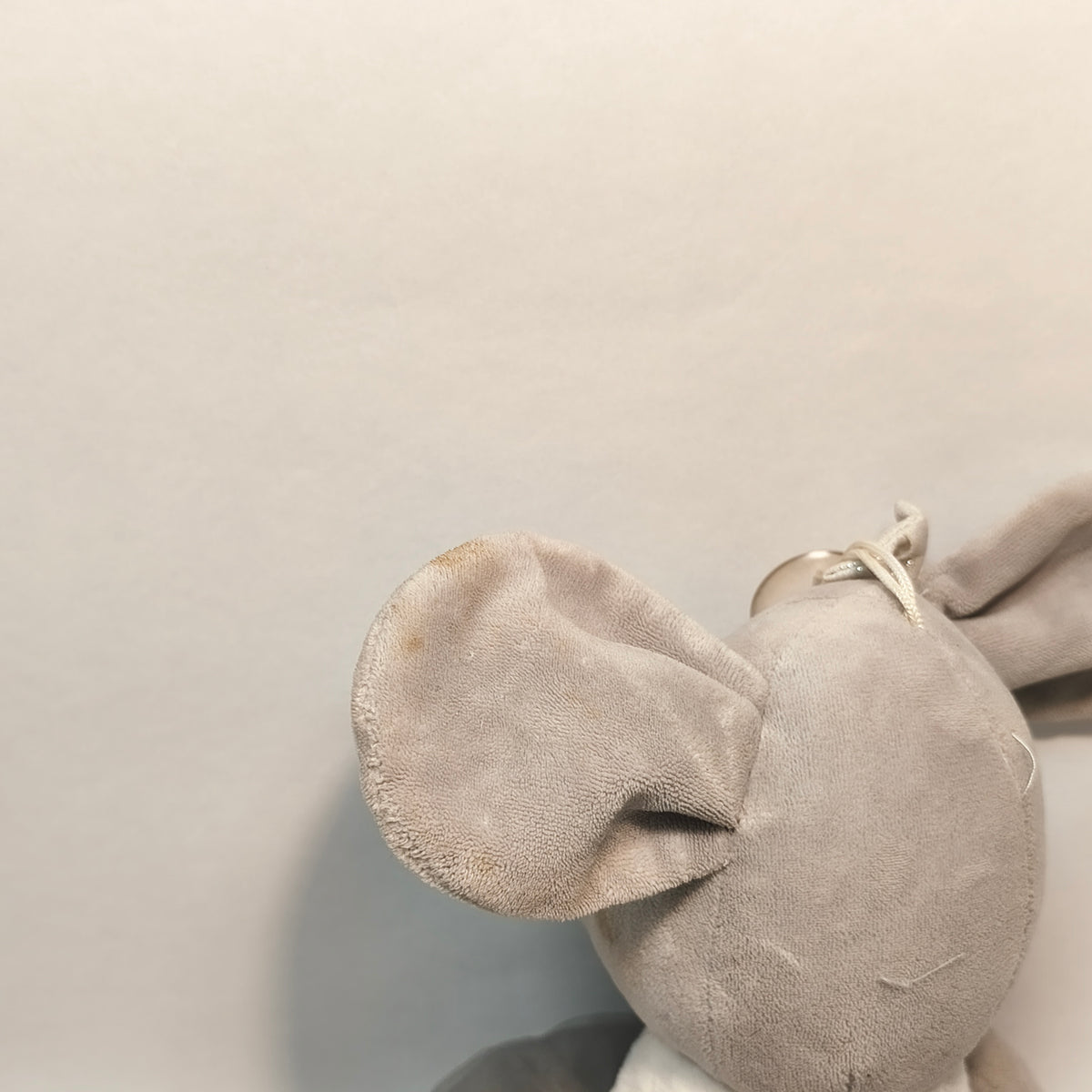 Plush Ballerina Mouse Stuffed Animal Toy Grey Tulle Tutu Dress Star Shoes