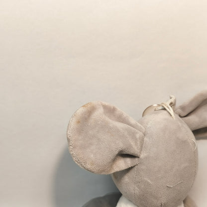 Plush Ballerina Mouse Stuffed Animal Toy Grey Tulle Tutu Dress Star Shoes