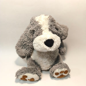 Simba Plush Dog Puppy Grey White Electronic Animated Musical Stuffed Animal Toy
