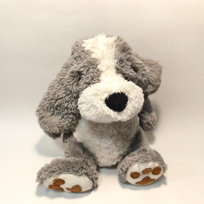 Simba Plush Dog Puppy Grey White Electronic Animated Musical Stuffed Animal Toy