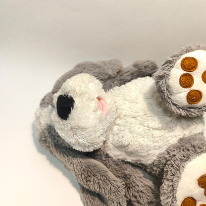 Simba Plush Dog Puppy Grey White Electronic Animated Musical Stuffed Animal Toy