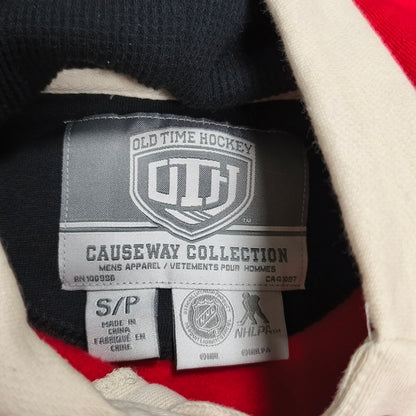 Old Time Hockey Chicago Blackhawks Jonathan Toews #19 Lace Up Hoodie Mens Small