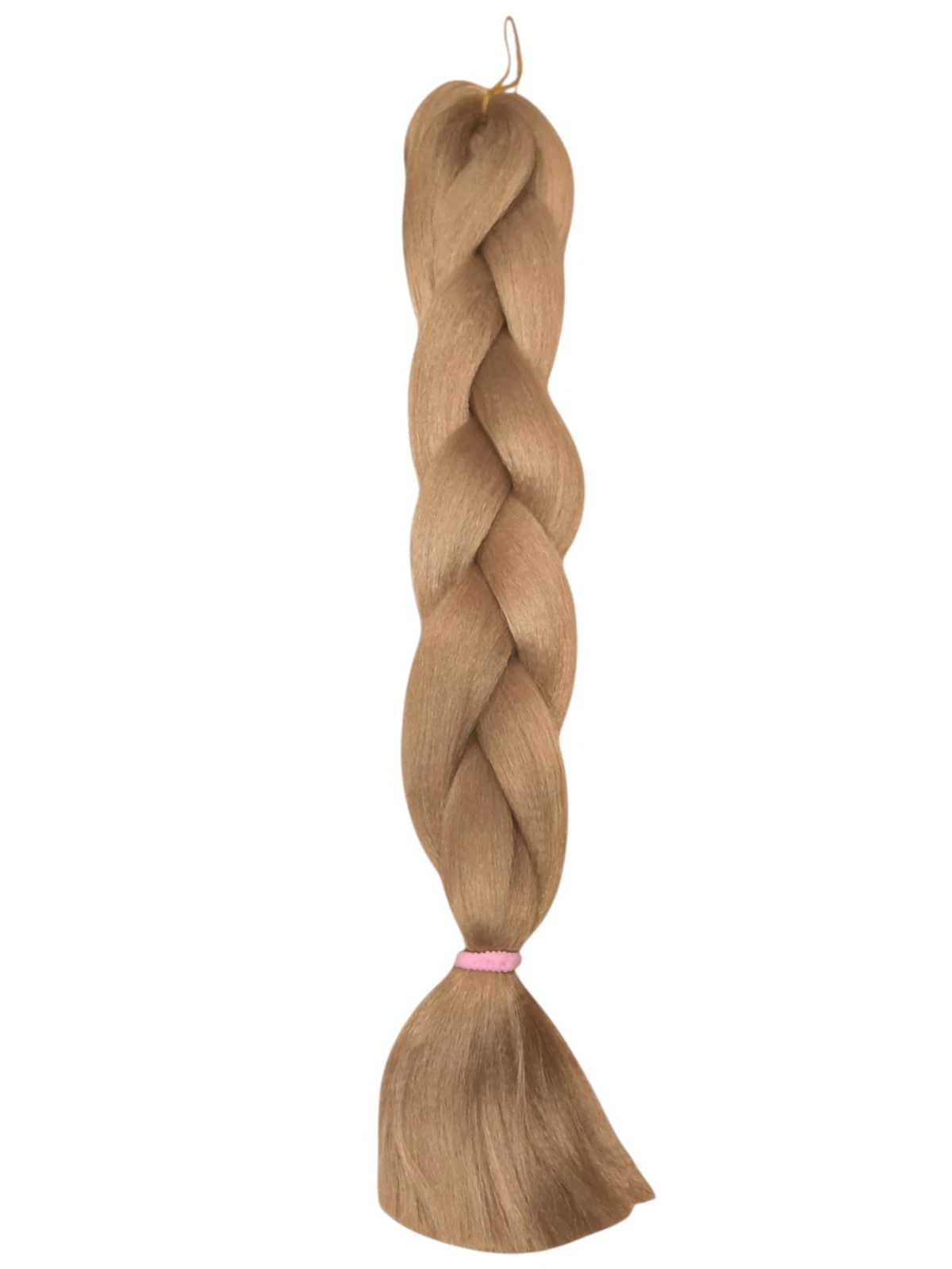 Blonde Braided Synthetic Hair Extension Braid Ponytail Hairpiece Light Brown