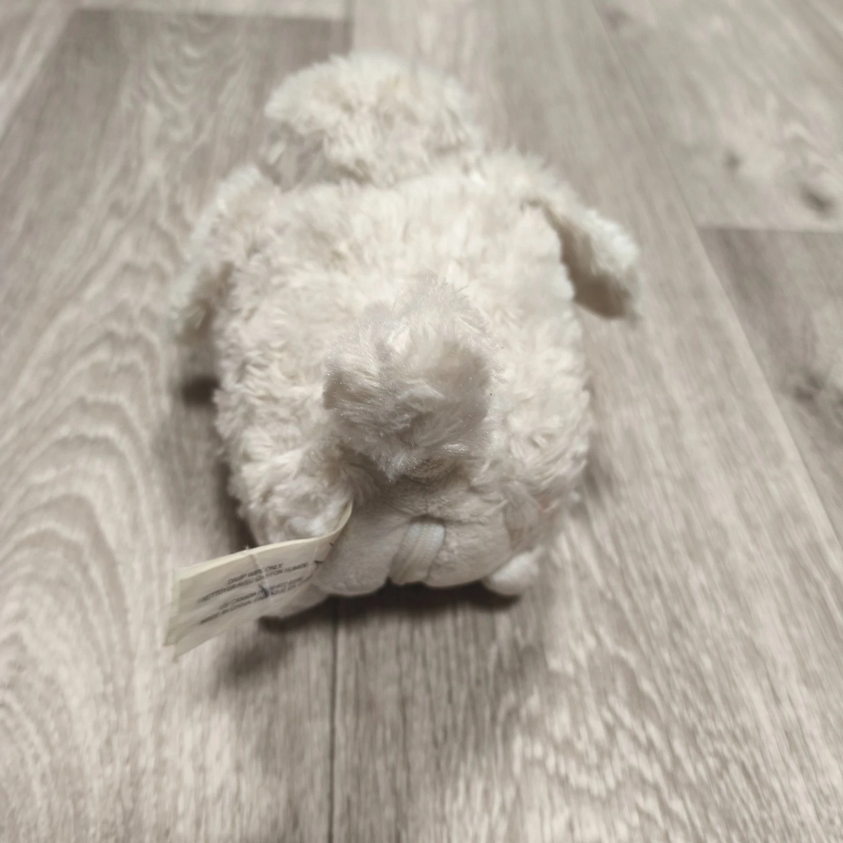 Spin Master Chubby Puppies & Friends White Poodle Plush Dog Zipper Belly Toy
