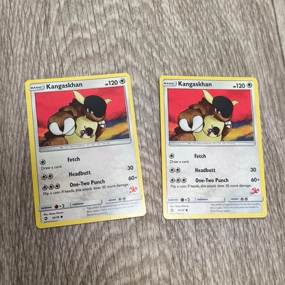 Pokemon Kangaskhan 55/70 Dragon Majesty 2018 Basic TCG Card Lot of 2