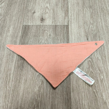 Primark Baby Bandana Bib Peach Pink Soft Drool Teething Snaps One Size