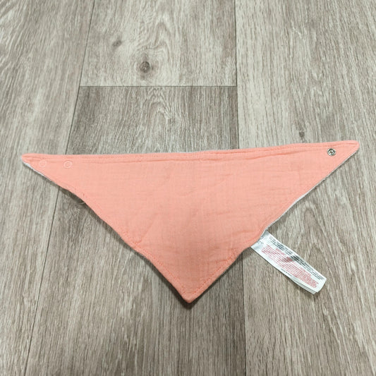 Primark Baby Bandana Bib Peach Pink Soft Drool Teething Snaps One Size