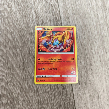 Pokemon TCG Moltres 38/214 Lost Thunder Stamped Promo Single Card