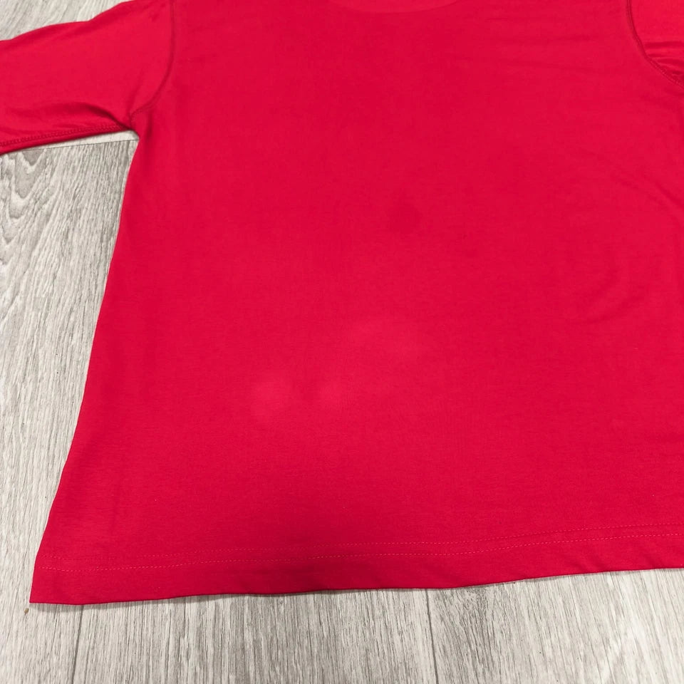 Ferrari Official Product Red Short Sleeve T-Shirt Scuderia Logo Men's S