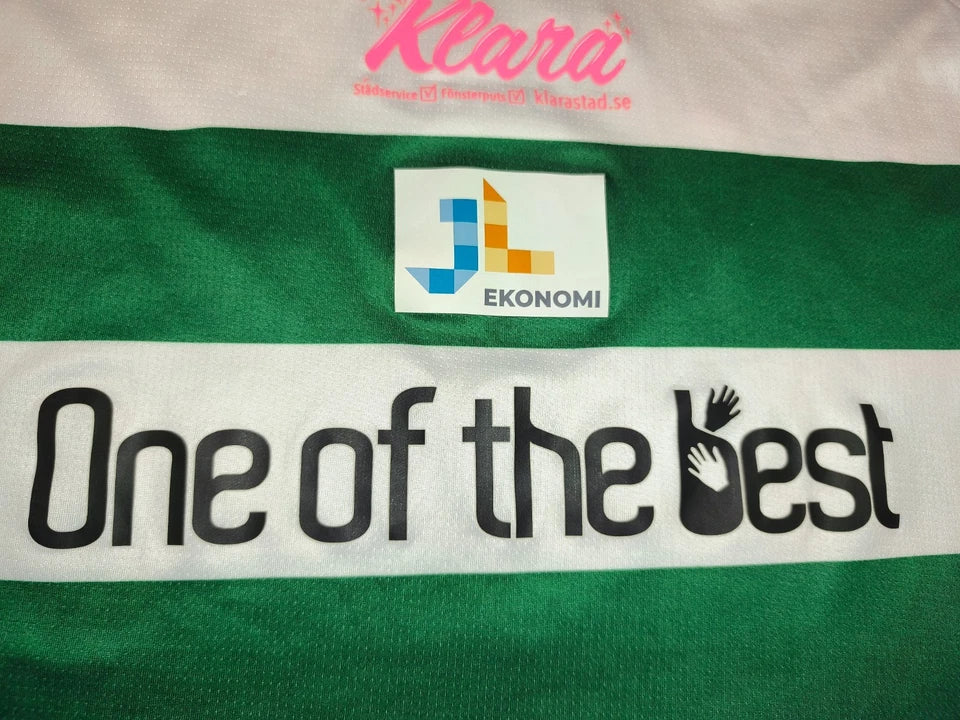 Nike VSK Västerås SK Sweden Football Shirt Jersey #21 Carpenter Green White Men'