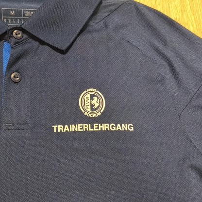 Adidas FLVW Kreis Bochum Trainerlehrgang Coach Polo Shirt Navy Blue Men's M
