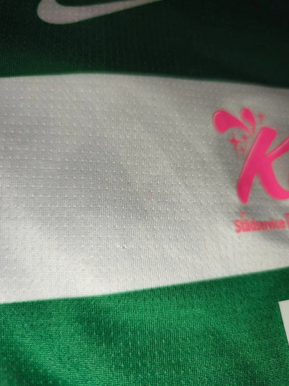 Nike VSK Västerås SK Sweden Football Shirt Jersey #21 Carpenter Green White Men'