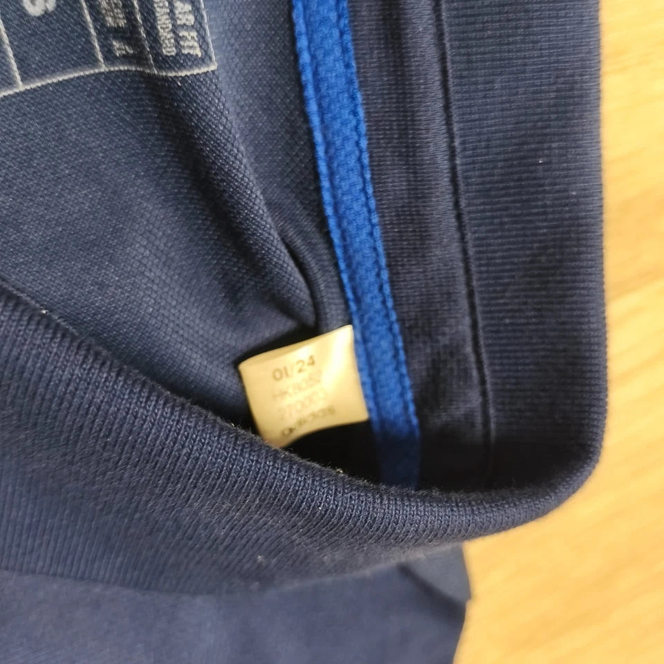 Adidas FLVW Kreis Bochum Trainerlehrgang Coach Polo Shirt Navy Blue Men's M