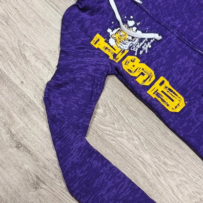 Blue 84 LSU Tigers Full Zip Hoodie Purple Small Made in USA