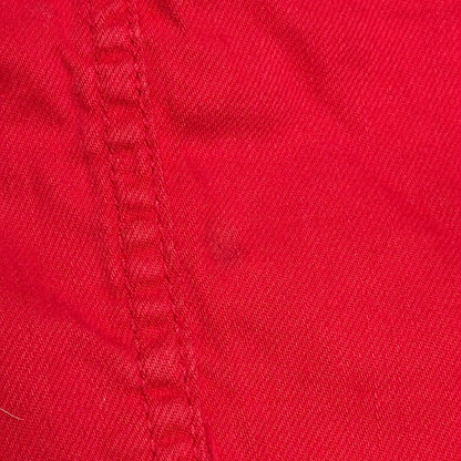 Tommy Hilfiger Rome Women Size 4 Red Denim Skirt Regular Fit 5 Pocket