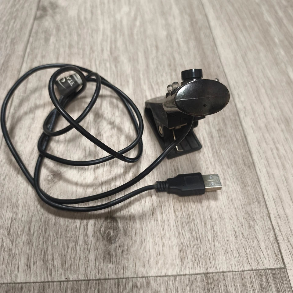 Lot of 2 Vintage USB Webcams Reekin & Titanum LED Light Clip-On For Parts Repair