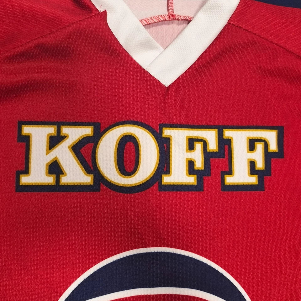 HIFK Helsinki Ice Hockey Jersey KOFF Xerox Reebok KSB Sport Youth Size 150 Red