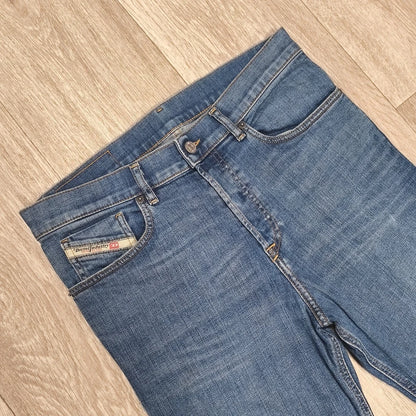 Diesel 2005 D-Fining Tapered Jeans W29 L32 Blue Denim Mens Pants Stretch