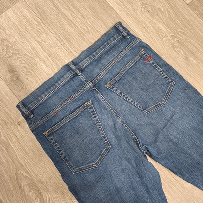 Diesel 2005 D-Fining Tapered Jeans W29 L32 Blue Denim Mens Pants Stretch