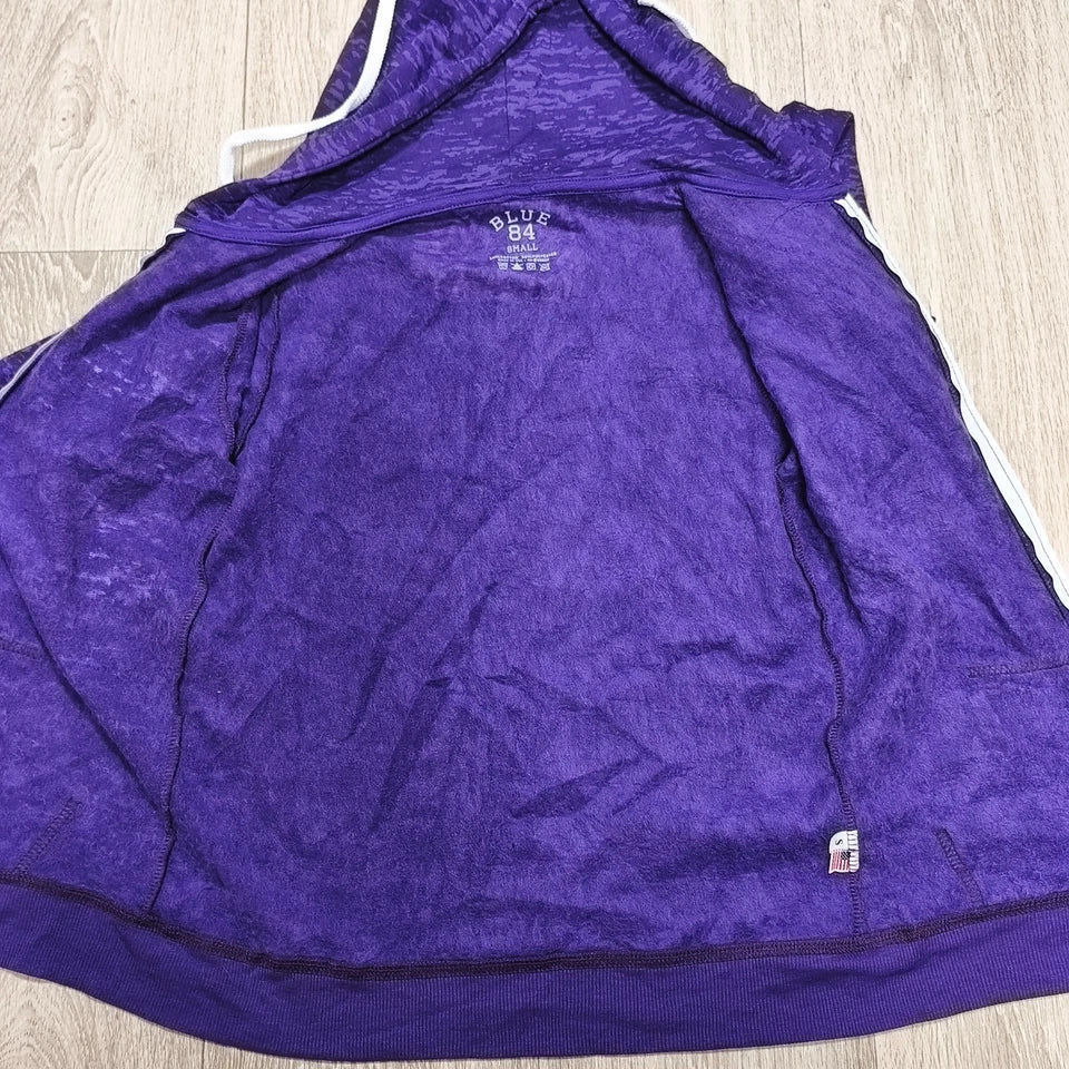 Blue 84 LSU Tigers Full Zip Hoodie Purple Small Made in USA
