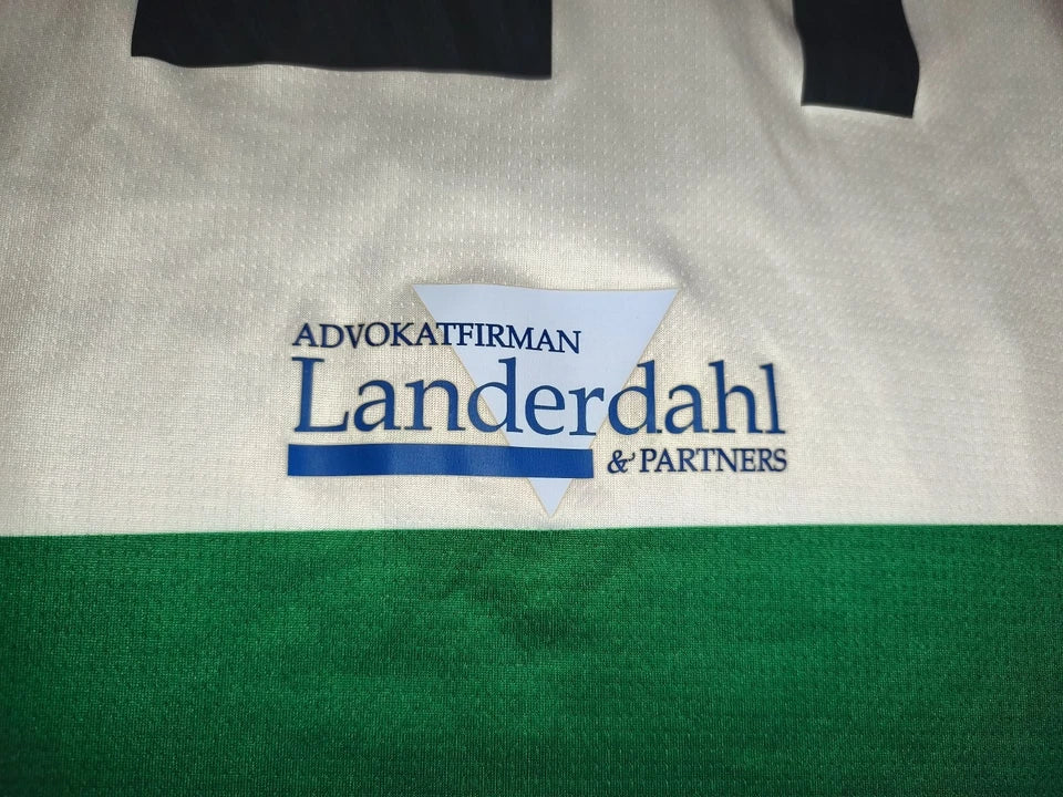 Nike VSK Västerås SK Sweden Football Shirt Jersey #21 Carpenter Green White Men'