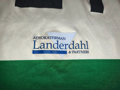 Nike VSK Västerås SK Sweden Football Shirt Jersey #21 Carpenter Green White Men'