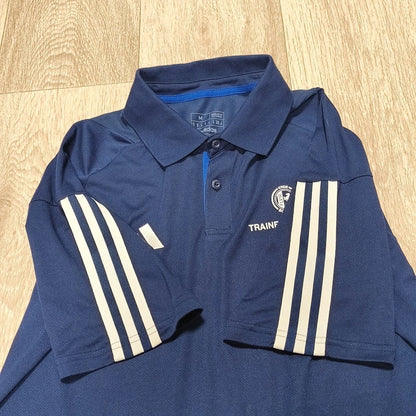Adidas FLVW Kreis Bochum Trainerlehrgang Coach Polo Shirt Navy Blue Men's M
