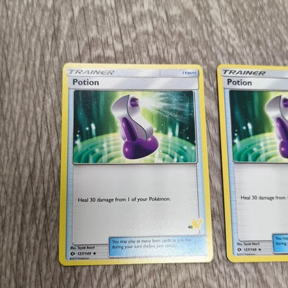 3x Pokemon TCG Potion 127/149 Sun & Moon Battle Academy Trainer Cards Lot