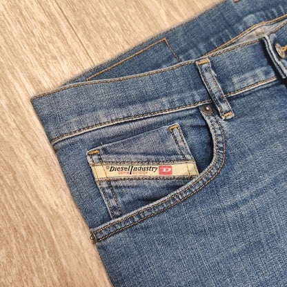 Diesel 2005 D-Fining Tapered Jeans W29 L32 Blue Denim Mens Pants Stretch