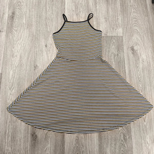 Primark Girls Striped Skater Dress Ribbed Cami Tank Summer 11-12 Yrs 152cm