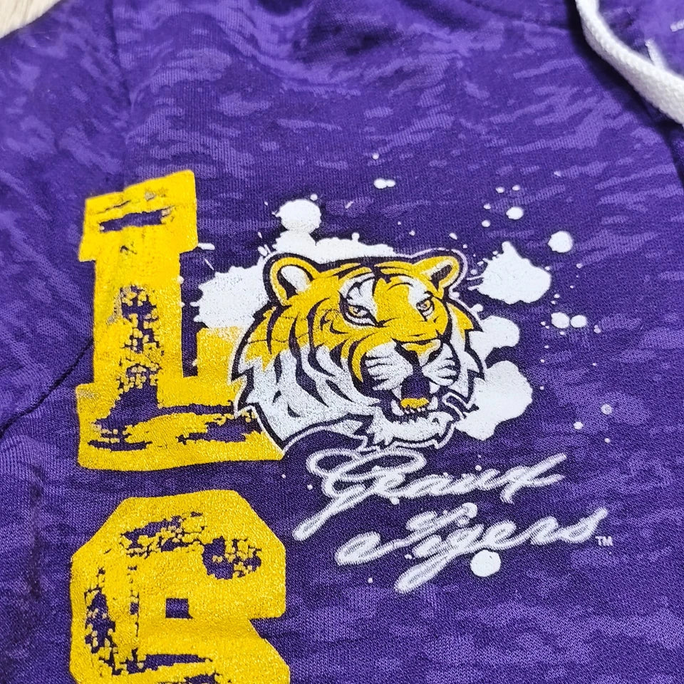 Blue 84 LSU Tigers Full Zip Hoodie Purple Small Made in USA